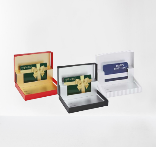 Custom Gift Card Boxes